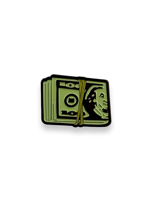 Rubber Band Money Roll “Guap” Hat Pin