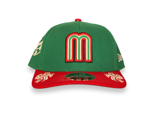 Mexico Script WBC New Era Cap 9FORTY M-Crown Snapback Hat