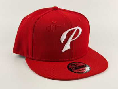 San Diego Padres “P” New Era Cap 9FIFTY Snapback Hat Red