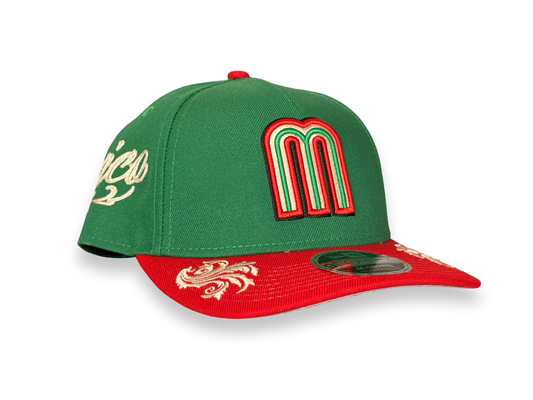 Mexico Script WBC New Era Cap 9FORTY M-Crown Snapback Hat