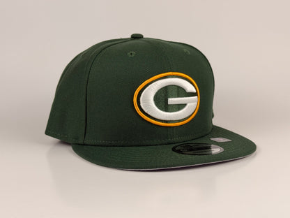 Green Bay Packers NFL New Era Cap 9FIFTY Snapback Hat Green