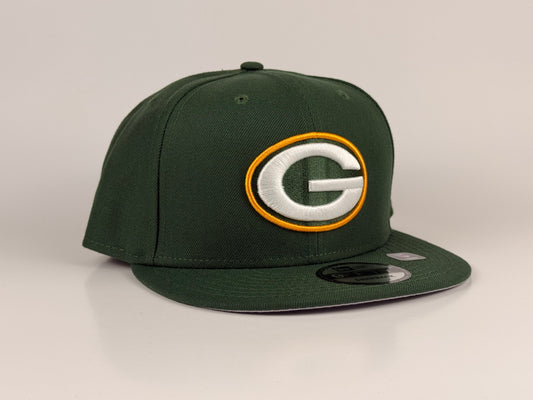 Green Bay Packers NFL New Era Cap 9FIFTY Snapback Hat Green
