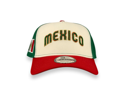 Mexico WBC New Era Cap 9FORTY A-Frame Snapback Hat