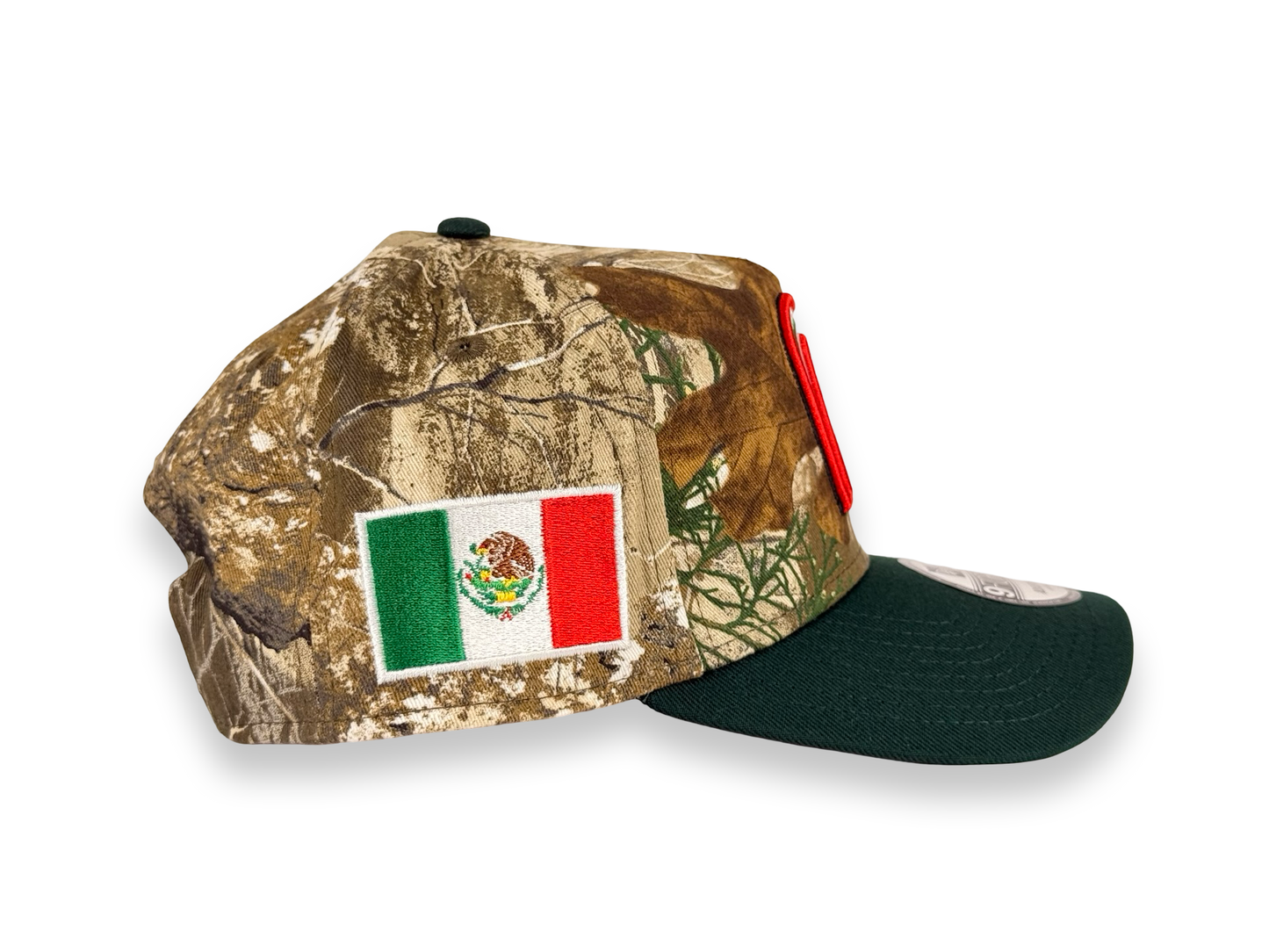 Mexico WBC Real Tree Camo New Era Cap 9FORTY A-Frame Snapback Hat