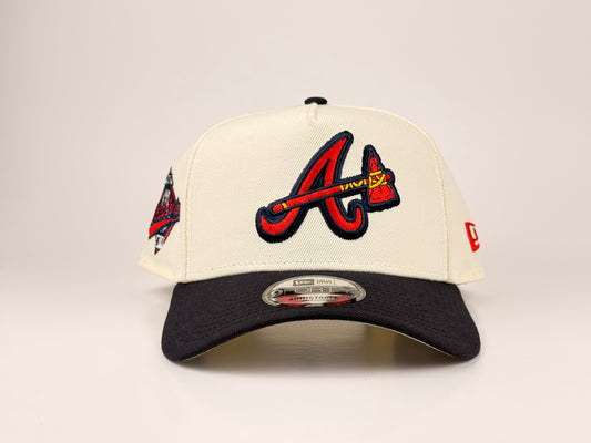 Atlanta Braves New Era Cap 9FORTY A-Frame Snapback Hat