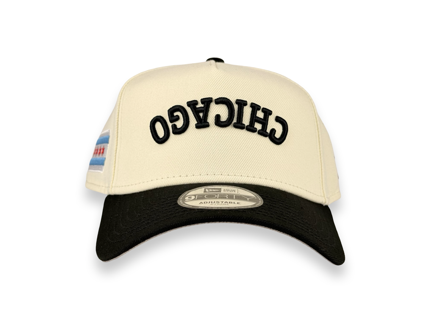 Chicago Bulls Upside Down NBA New Era Cap 9FORTY A-Frame Snapback Hat