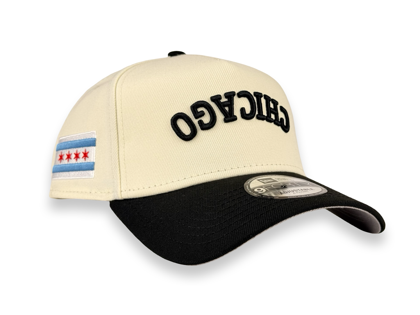 Chicago Bulls Upside Down NBA New Era Cap 9FORTY A-Frame Snapback Hat