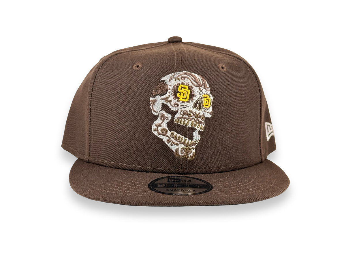 San Diego Padres Sugar Skull MLB New Era Cap 9FIFTY Snapback Hat