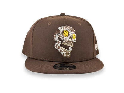 San Diego Padres Sugar Skull MLB New Era Cap 9FIFTY Snapback Hat