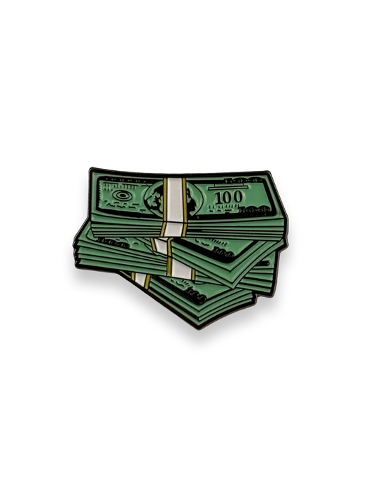 Money Stack Hat Pin