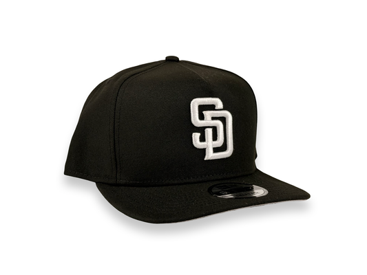 San Diego Padres MLB New Era Cap 9FIFTY A-Frame Snapback Hat Black