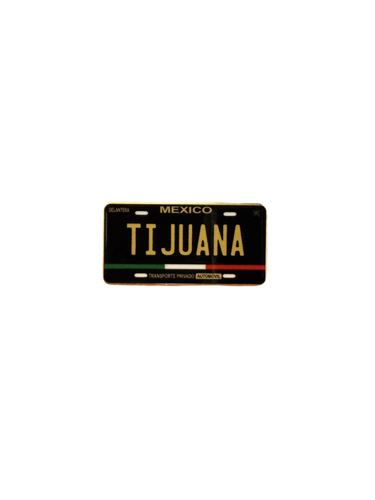 Tijuana Mexico License Plate