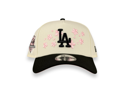 Los Angeles Dodgers Cherry Blossom MLB New Era Cap 9FORTY A-Frame Snapback Hat