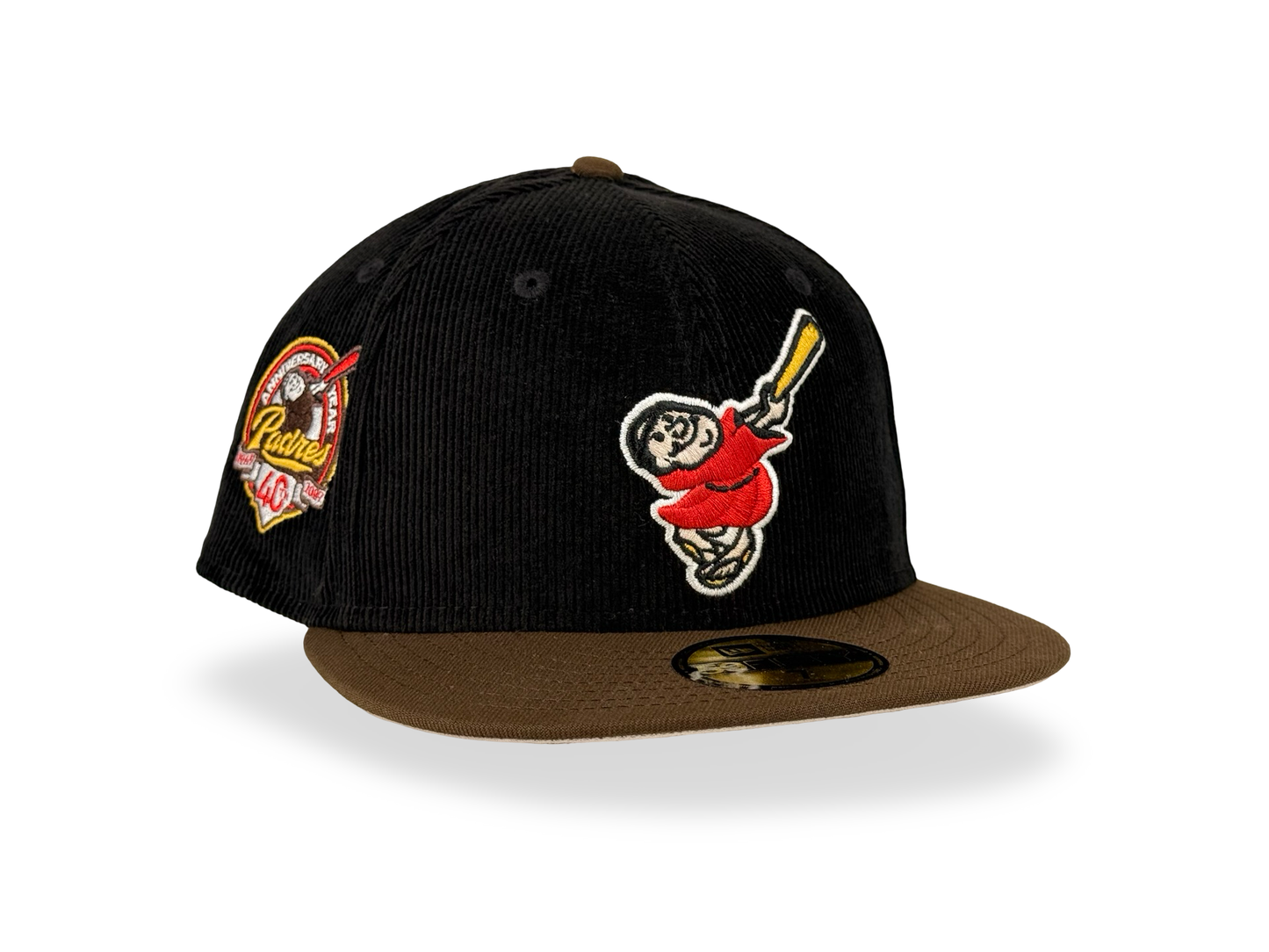 San Diego Padres Swinging Friar MLB New Era Cap 59FIFTY Fitted Hat