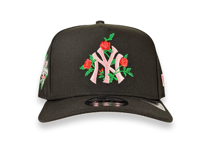 New York Yankees Roses MLB New Era Cap 9FIFTY A-Frame Snapback Hat