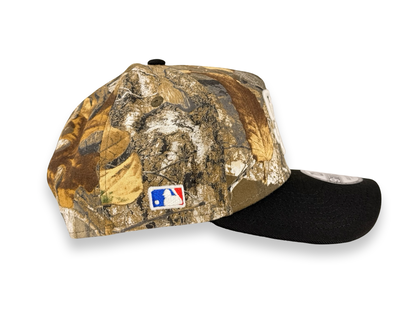 San Diego Padres Real Tree MLB New Era Cap 9FORTY A-Frame Snapback Hat