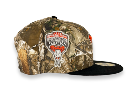 Arizona Diamondbacks Real Tree MLB New Era Cap 59FIFTY Fitted Hat