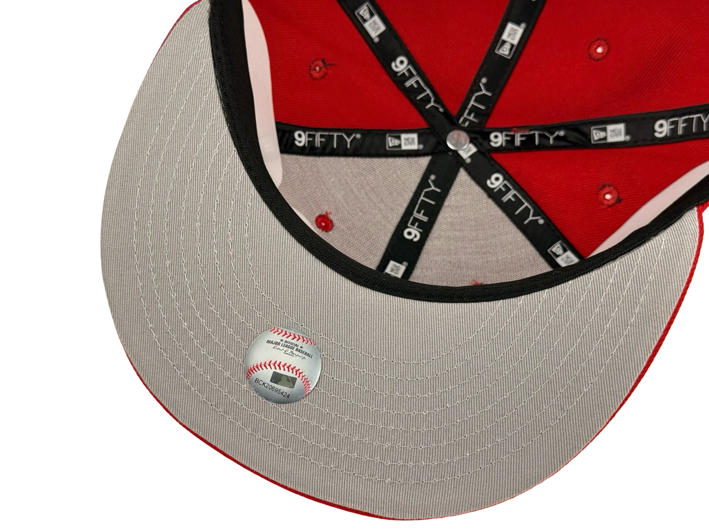 San Diego Padres MLB New Era Cap 9FIFTY Snapback Hat Red 40th Anniversary Side Patch