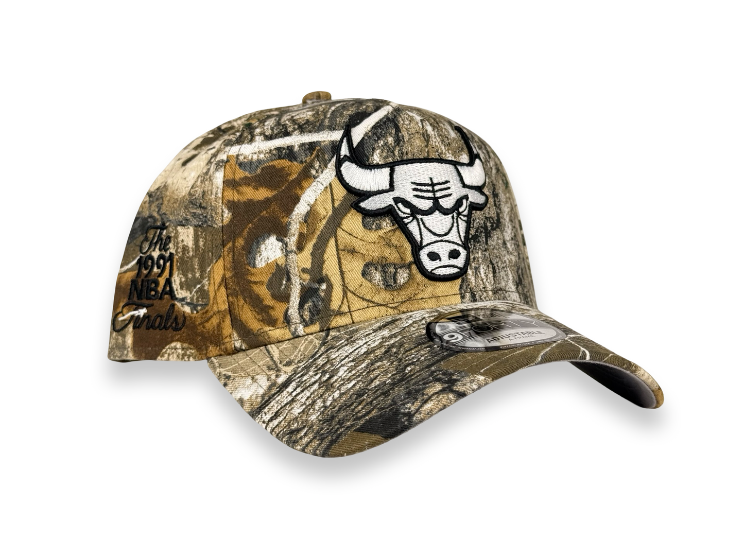 Chicago Bulls Real Tree NBA New Era Cap 9FORTY A-Frame Snapback Hat