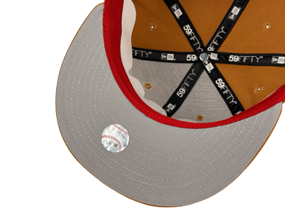 Anaheim Angels New Era Cap 59FIFTY Fitted Hat 50th Anniversary Side Patch