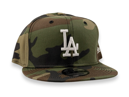 Los Angeles Dodgers New Era Cap 9FIFTY Snapback Hat Full Camo
