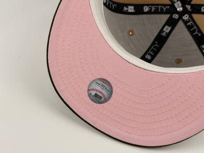 San Diego Padres Swinging Friar New Era Cap 9FIFTY Snapback Hat Brown Pink Underbrim 40th Anniversary Side Patch