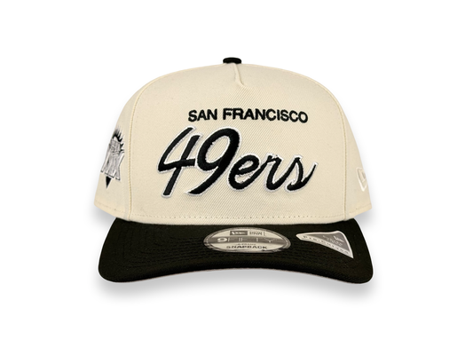San Francisco 49ers NFL New Era Cap 9FIFTY A-Frame Pre-Curved Snapback Hat