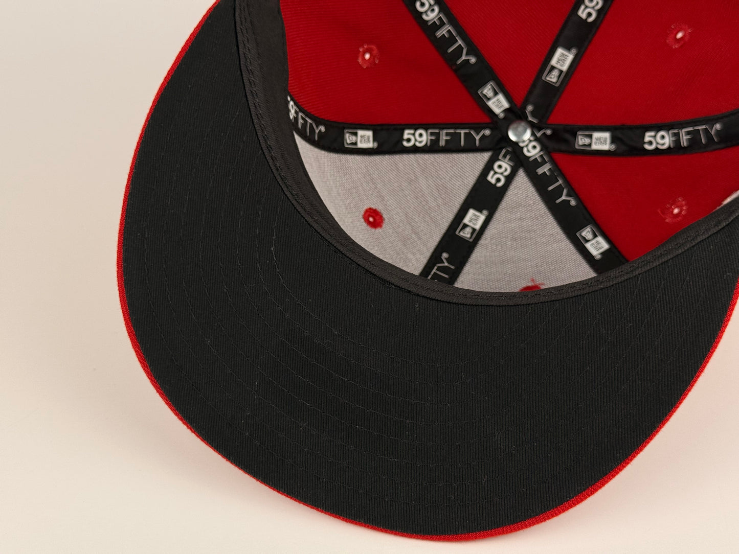 Diablos Rojos del Mexico LMB New Era Cap 59FIFTY Fitted Hat