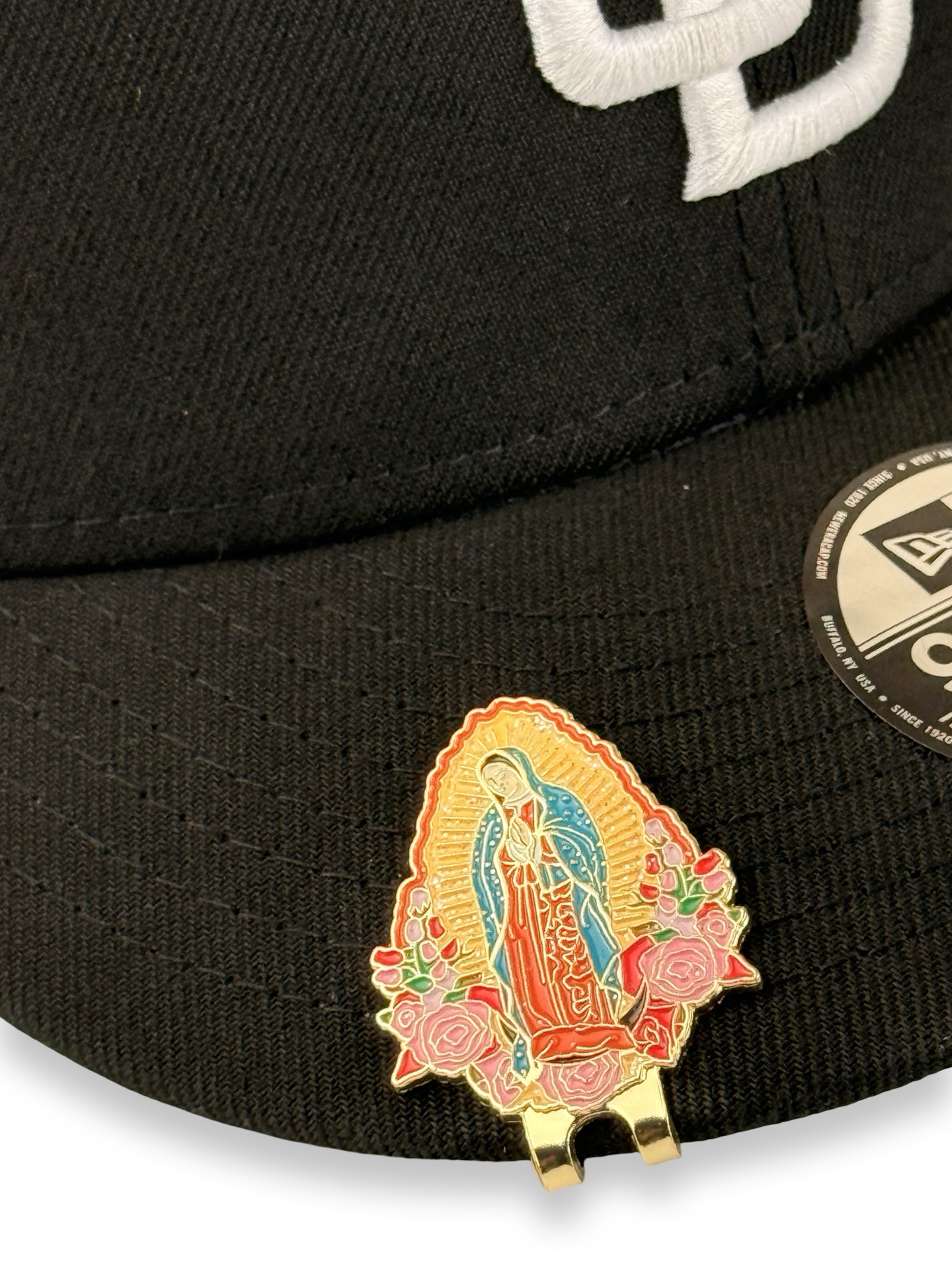 Virgin Mary “Virgencita” Hat Visor Pin