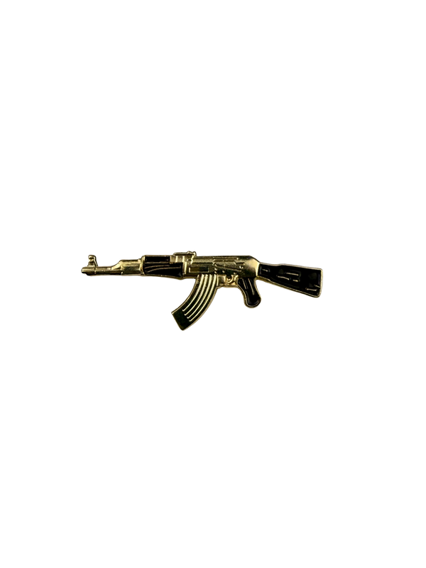 AK-47 “Cuerno De Chivo” Gold Color Hat Pin