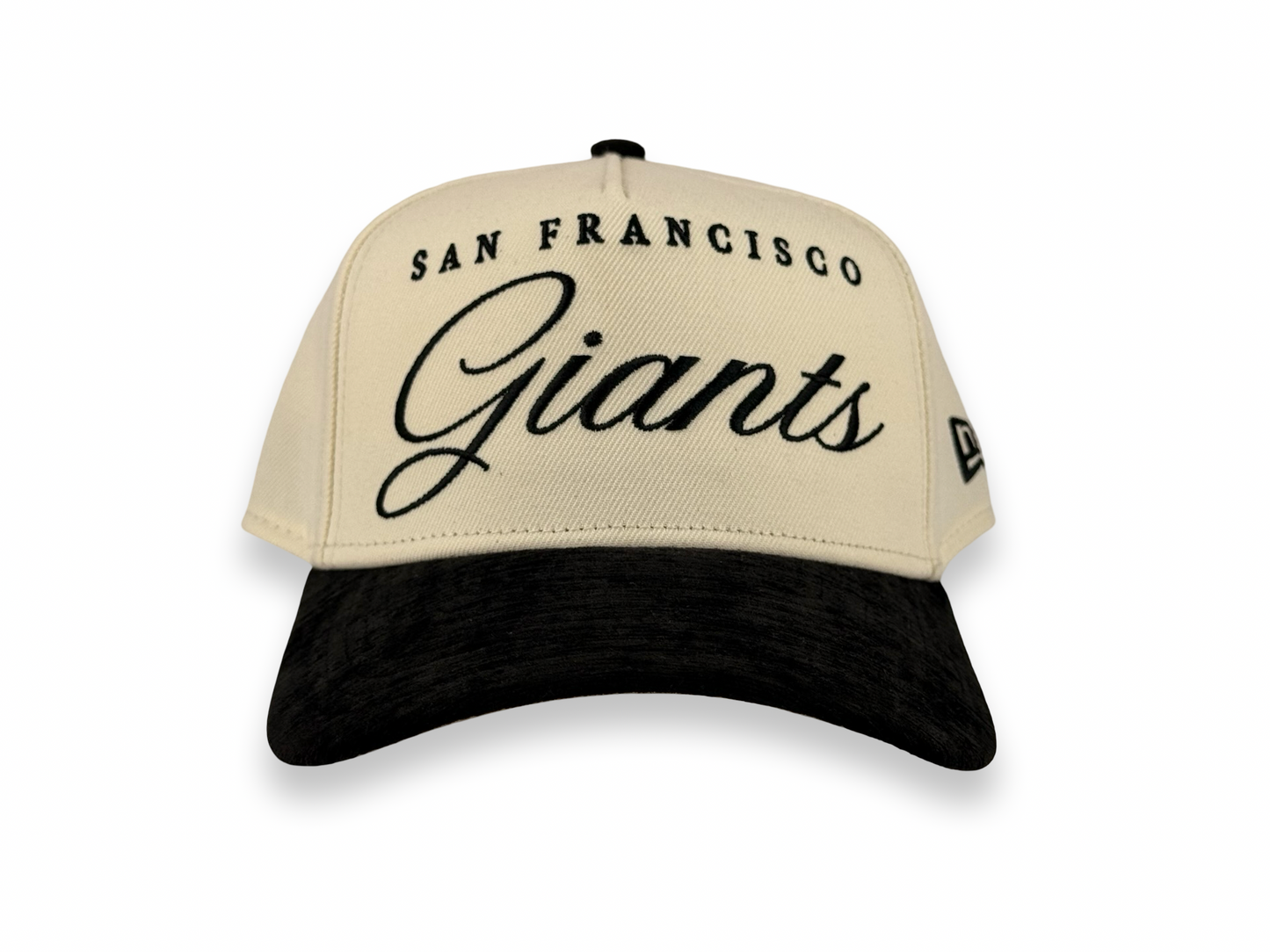 San Francisco Giants Script MLB New Era Cap 9FORTY A-Frame Snapback Hat