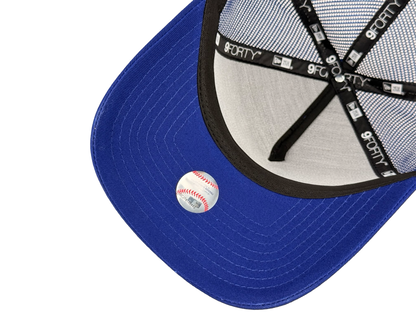 Los Angeles Dodgers MLB New Era Cap 9FORTY A-Frame Trucker Mesh Snapback Hat