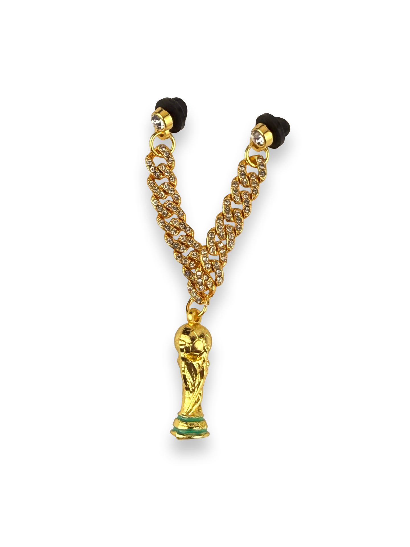 Fifa World Cup Trophy Chain Hat Pin