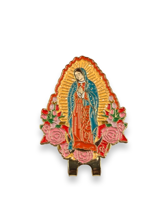 Virgin Mary “Virgencita” Hat Visor Pin