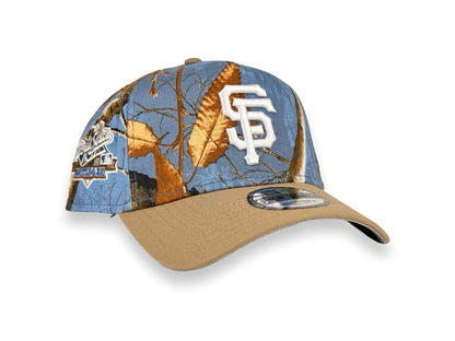San Francisco Giants Real Tree MLB New Era Cap 9FORTY A-Frame Snapback Hat