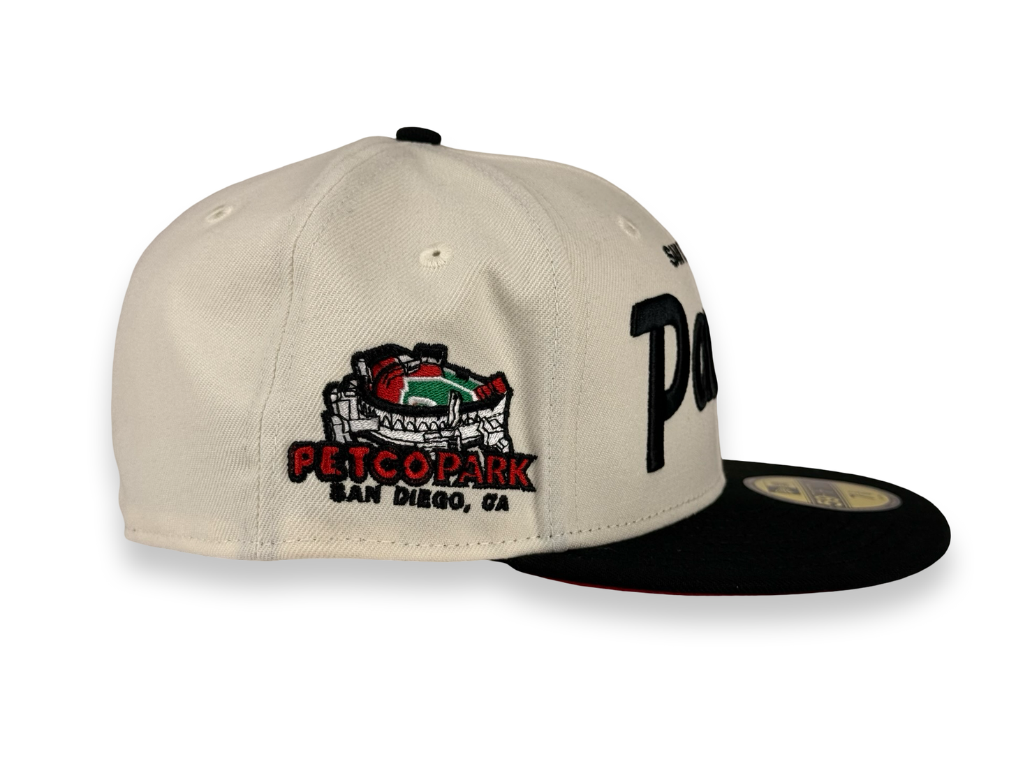 San Diego Padres Script MLB New Era Cap 59FIFTY Fitted Hat