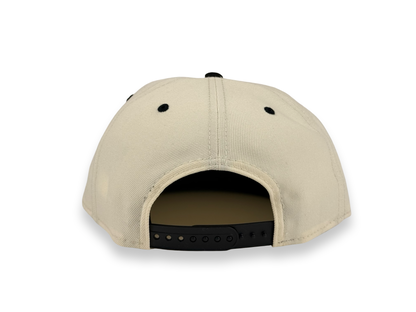 San Diego Padres MLB New Era Cap 9FIFTY Snapback Hat Cream Crown Black Visor 25th Anniversary Side Patch