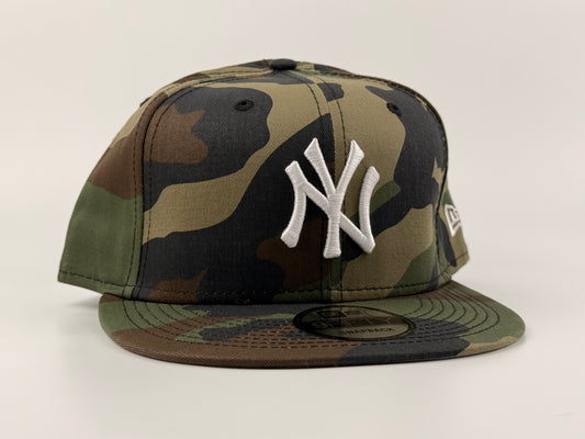 New York Yankees New Era Cap 9FIFTY Snapback Hat Full Camo