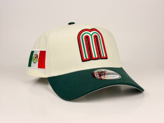 Mexico World Baseball Classic New Era Cap 9FORTY A-Frame Snapback Hat