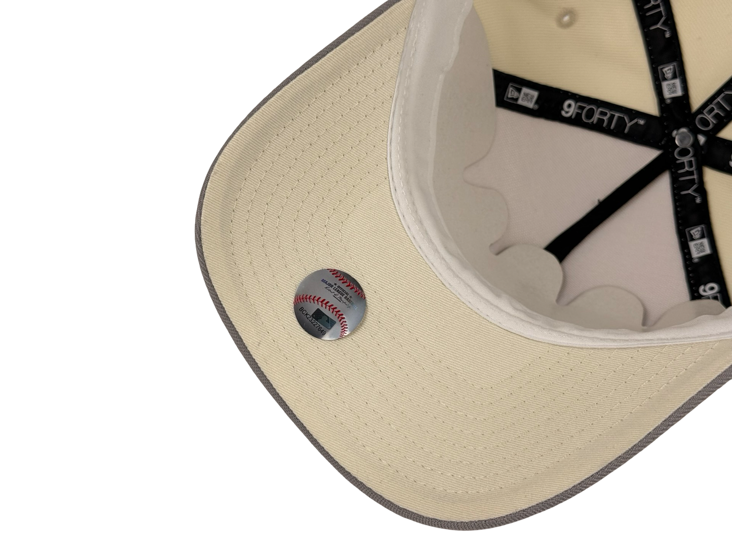 San Diego Padres New Era Cap 9FORTY A-Frame Snapback Hat Cream Crown Gray Visor 50th Anniversary Sycuan Side Patch