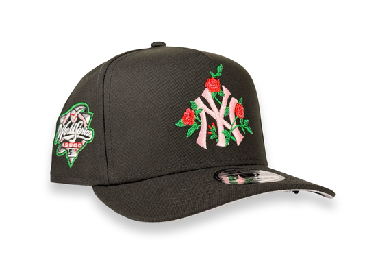 New York Yankees Roses MLB New Era Cap 9FIFTY A-Frame Snapback Hat