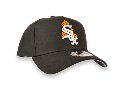 Chicago White Sox Flame MLB New Era Cap 9FORTY A-Frame Snapback Hat