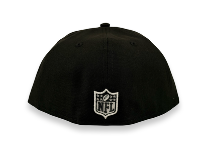 Los Vegas Raiders NFL New Era Cap 59FIFTY Fitted Hat Black