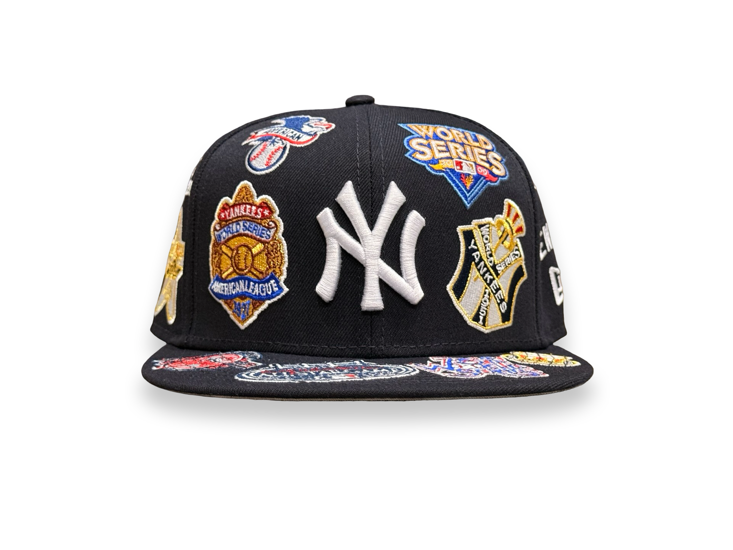 New York Yankees All Over Patch MLB New Era Cap 59FIFTY Fitted Hat