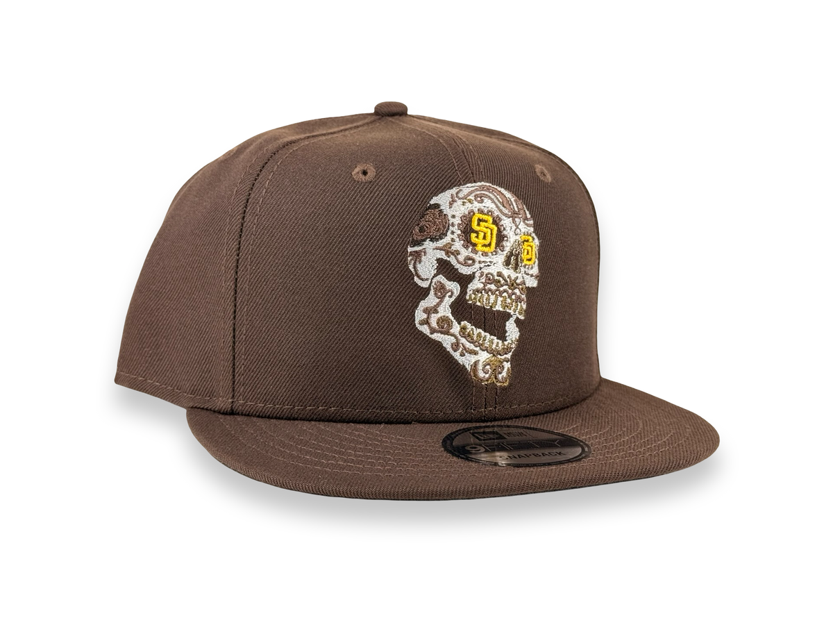 San Diego Padres Sugar Skull MLB New Era Cap 9FIFTY Snapback Hat