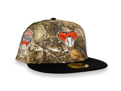 Arizona Diamondbacks Real Tree MLB New Era Cap 59FIFTY Fitted Hat