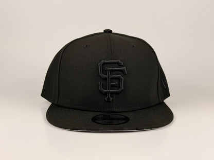 San Francisco Giants MLB New Era Cap 9FIFTY Snapback Hat Black