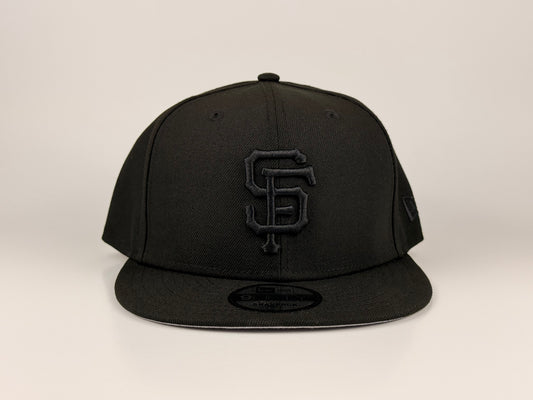 San Francisco Giants MLB New Era Cap 9FIFTY Snapback Hat Black