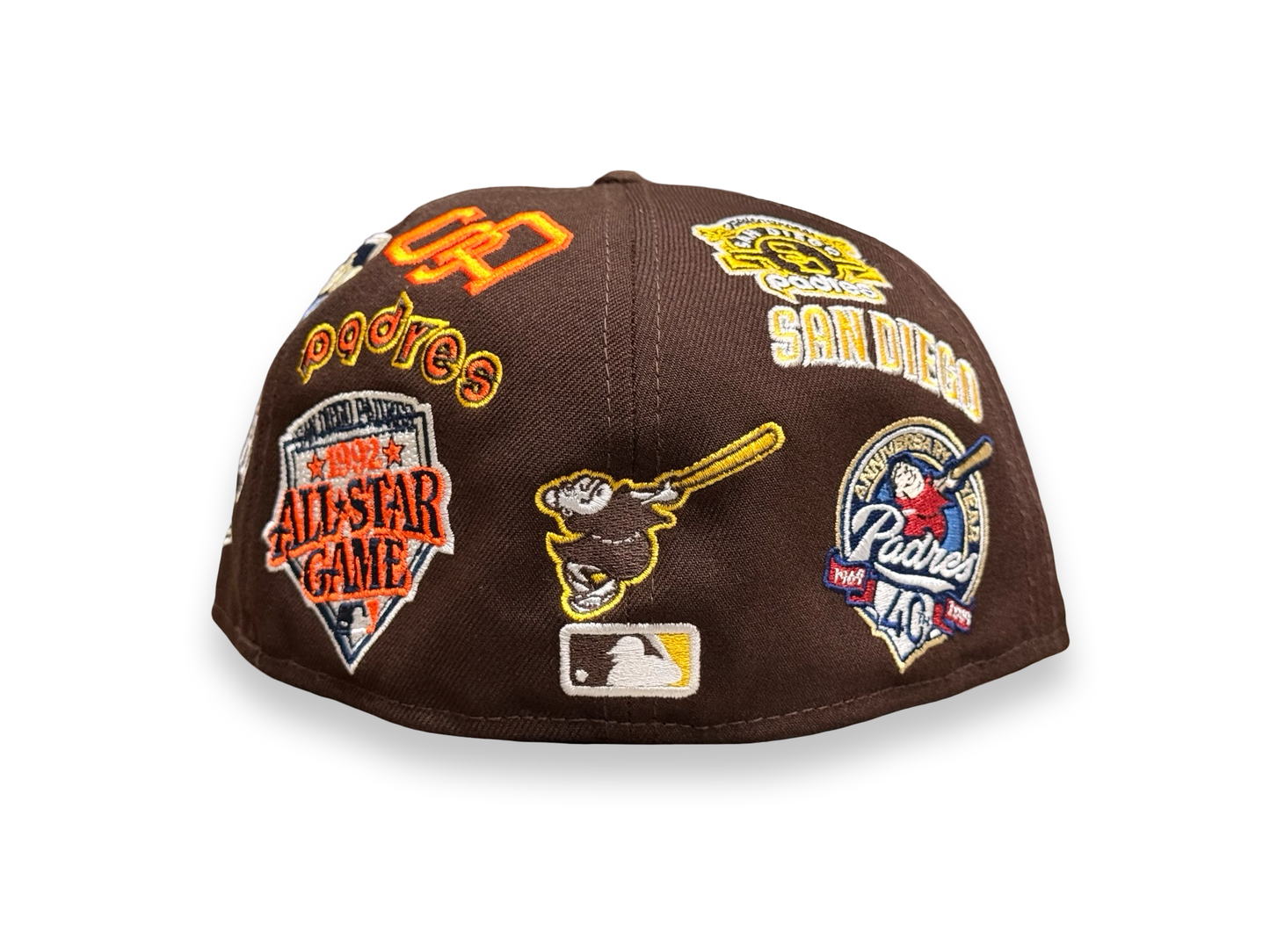 San Diego Padres All Over Patch MLB New Era Cap 59FIFTY Fitted Hat