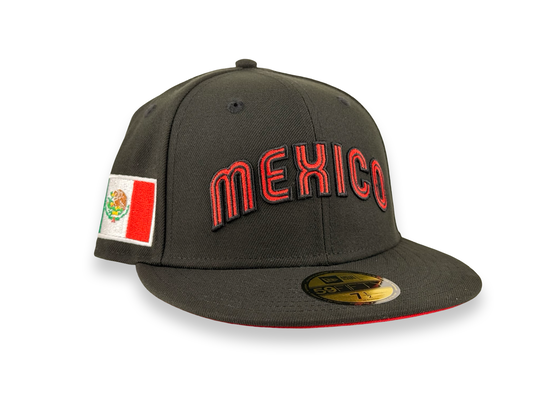 Mexico Script WBC New Era Cap 59FIFTY Fitted Hat